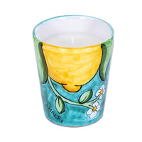BUONGIORNO POSITANO Hand Painted Lemon Soy Candle - Lemon Basil & Mandarin 200g