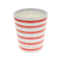 SUNDAY IN NAPOLI Hand Painted Soy Candle - Tomato Leaf & Magnolia 200g