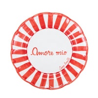 Tavola Felice - Set di 8 piatti Corsivo