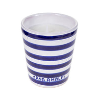 BLUE GROTTO Candela di Soia dipinta a mano - Acqua Marine & Sea Salt 200gr