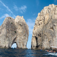 TAKE ME TO CAPRI Faragllioni Candela di Soia Dipinta a Mano - Fig Leaves & Ivy 200gr