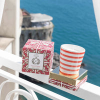 SUNDAY IN NAPOLI Hand Painted Soy Candle - Tomato Leaf & Magnolia 200g