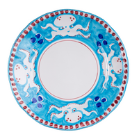 ANIMALETTI HAND PAINTED DINNER PLATES - Set of 6