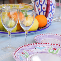 BLUE FISH OVAL SERVING PLATE 32cm