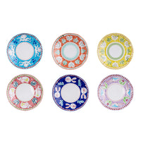 ANIMALETTI HAND PAINTED DINNER PLATES - Set of 6