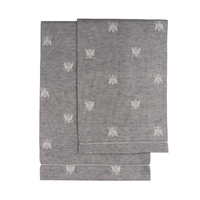 APE GREY BEE GUEST TOWEL SET
