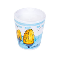 TAKE ME TO CAPRI Faragllioni Candela di Soia Dipinta a Mano -  Fig Leaves & Ivy 200gr