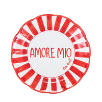 TAVOLA FELICE - 8 Plates set Block Letters