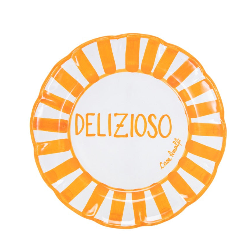 TAVOLA FELICE - 8 Plates set Block Letters