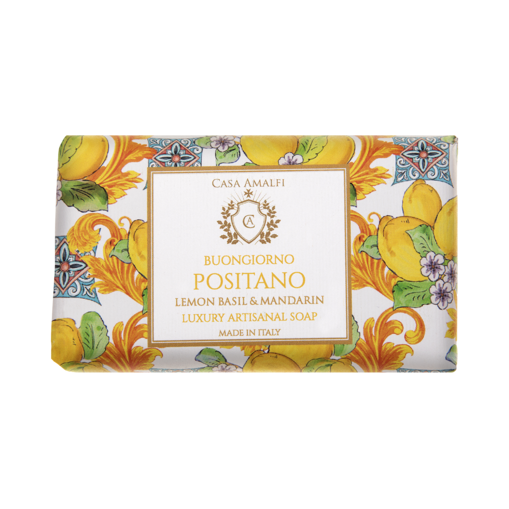 BUONGIORNO POSITANO BODY SOAP - Lemon Basil & Mandarin 150g