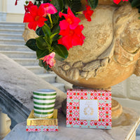APERITIVO IN AMALFI HAND PAINTED CANDLE