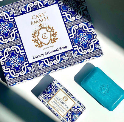 BLUE MAIOLICA - 3 Soap Gift Set