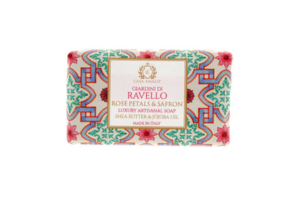 GIARDINI DI RAVELLO SAPONE PER IL CORPO - Rose Petals & Saffron 150 gr