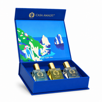 BLUE PERFUME ROLL-ON COLLECTION SET - 3x10ml
