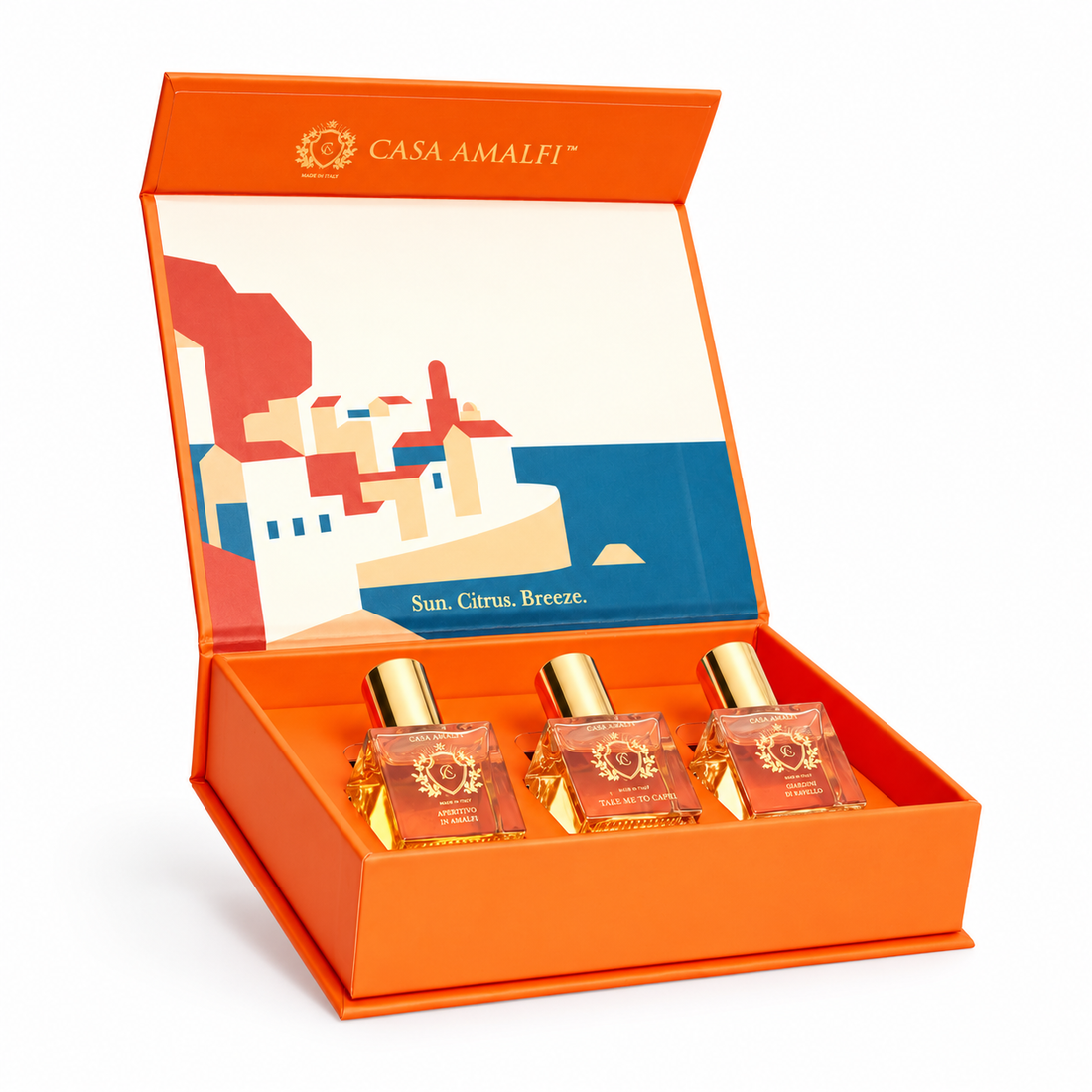ORANGE PERFUME ROLL-ON COLLECTION SET - 3x10ml