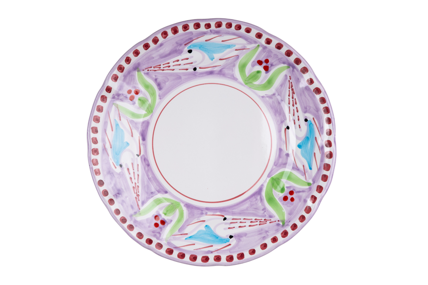 ANIMALETTI HAND PAINTED DINNER PLATES - Set of 6