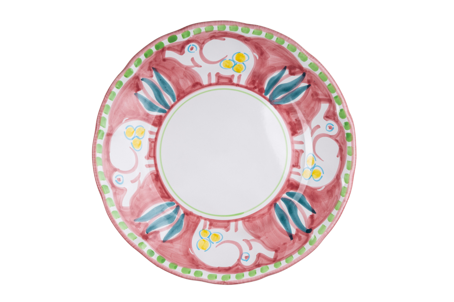 ANIMALETTI HAND PAINTED DINNER PLATES - Set of 6