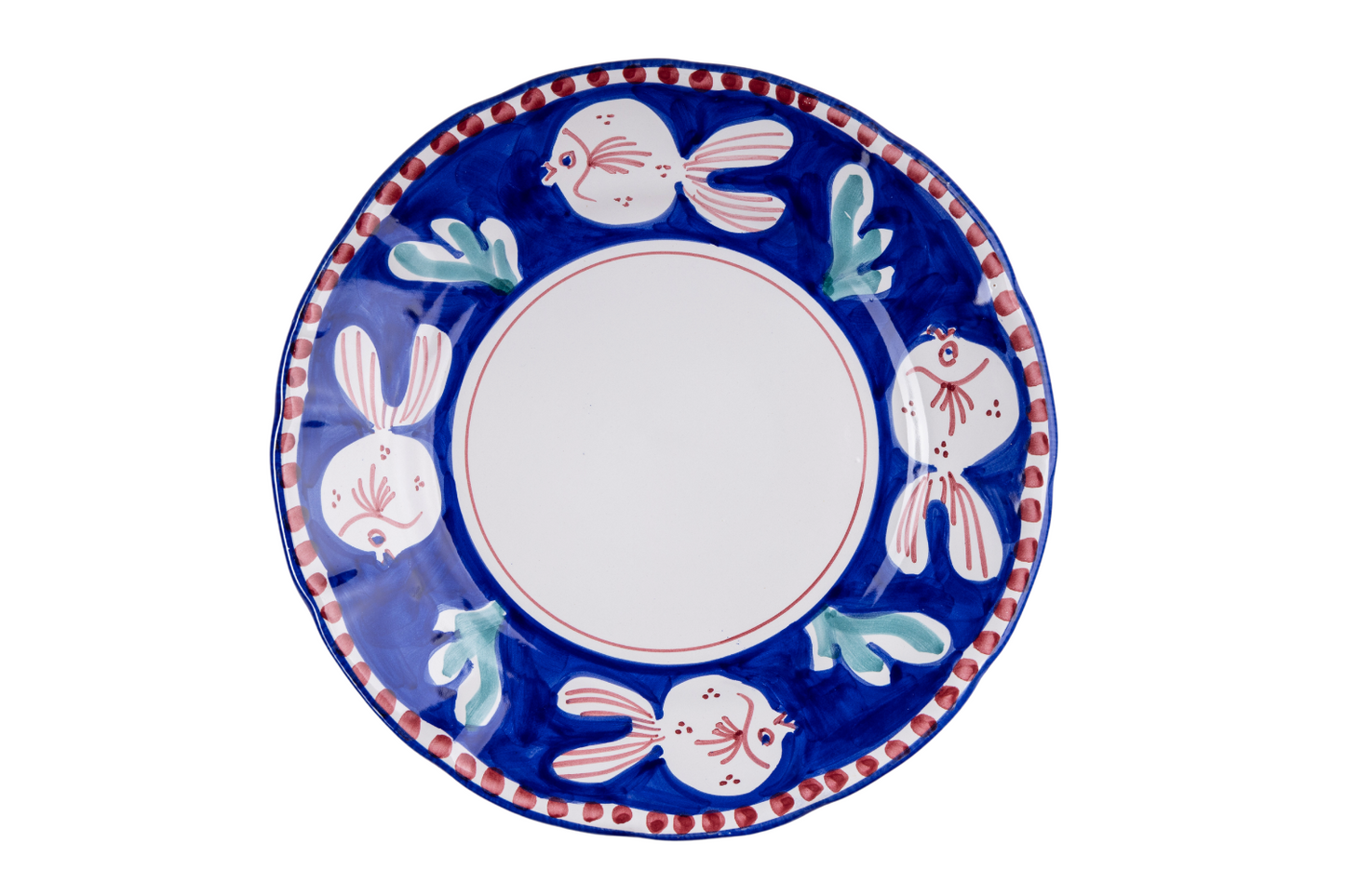 ANIMALETTI HAND PAINTED DINNER PLATES - Set of 6