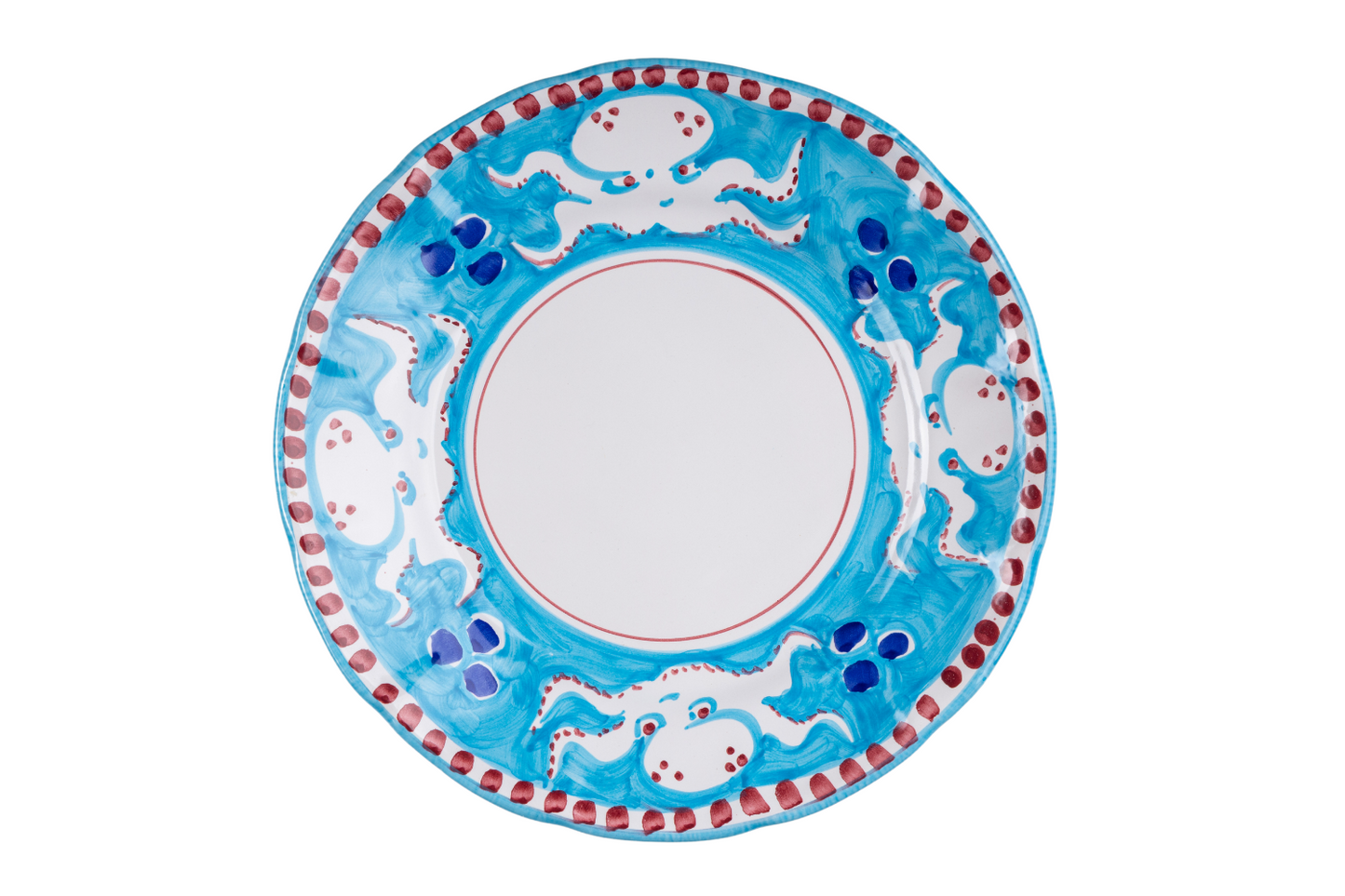 ANIMALETTI HAND PAINTED DINNER PLATES - Set of 6