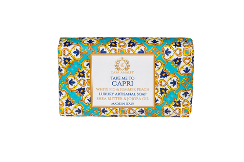 TAKE ME TO CAPRI BODY SOAP - White Fig & Summer Peach 150gm